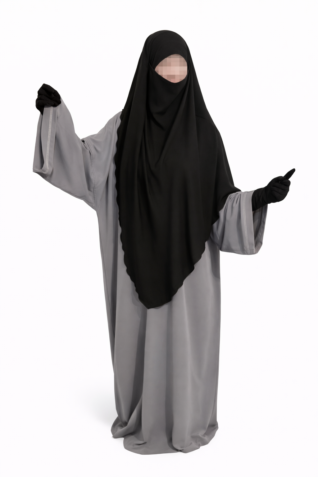 Abaya manches kimono