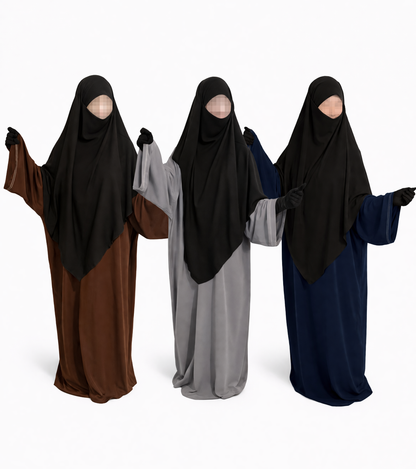 Abaya manches kimono